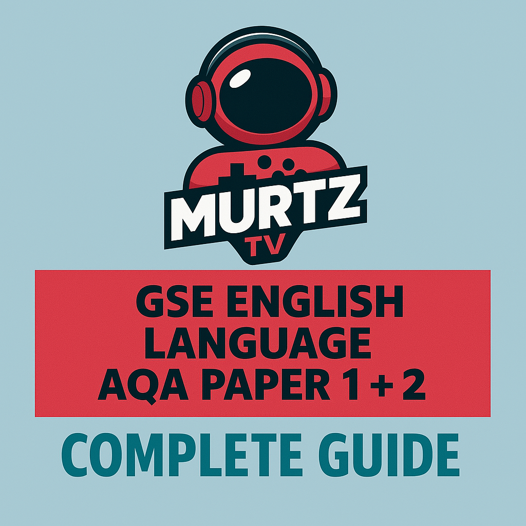 MurtzTV’s GCSE English Language Paper 1 & 2 Digital Revision Guide Pack